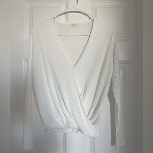 White longsleeve top